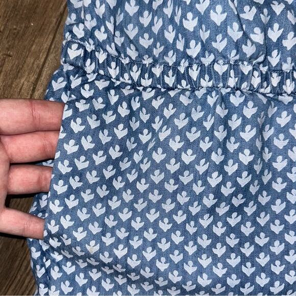 Vineyard Vines Girls Gustavia Block Print Romper Size Medium - Picture 6 of 15